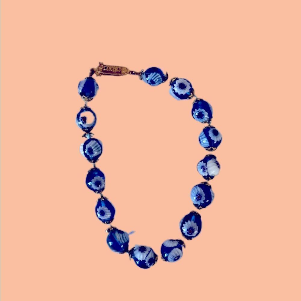 Genuine Venetian Bead Necklace and Bracelet, purchased in Venice. - Picture 6 of 9